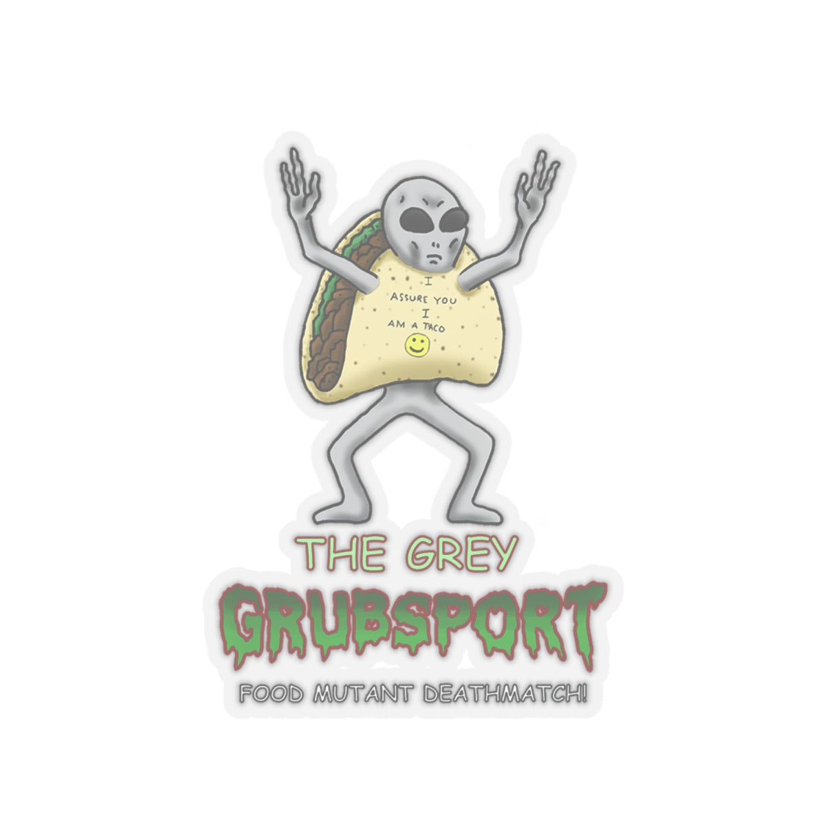 The Grey Kiss-Cut Stickers