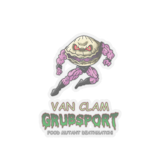 Van Clam Kiss-Cut Stickers