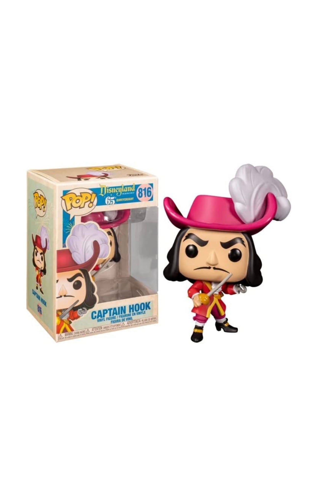 Funko POP! #816 Disneyland 65th Anniversary Captain Hook