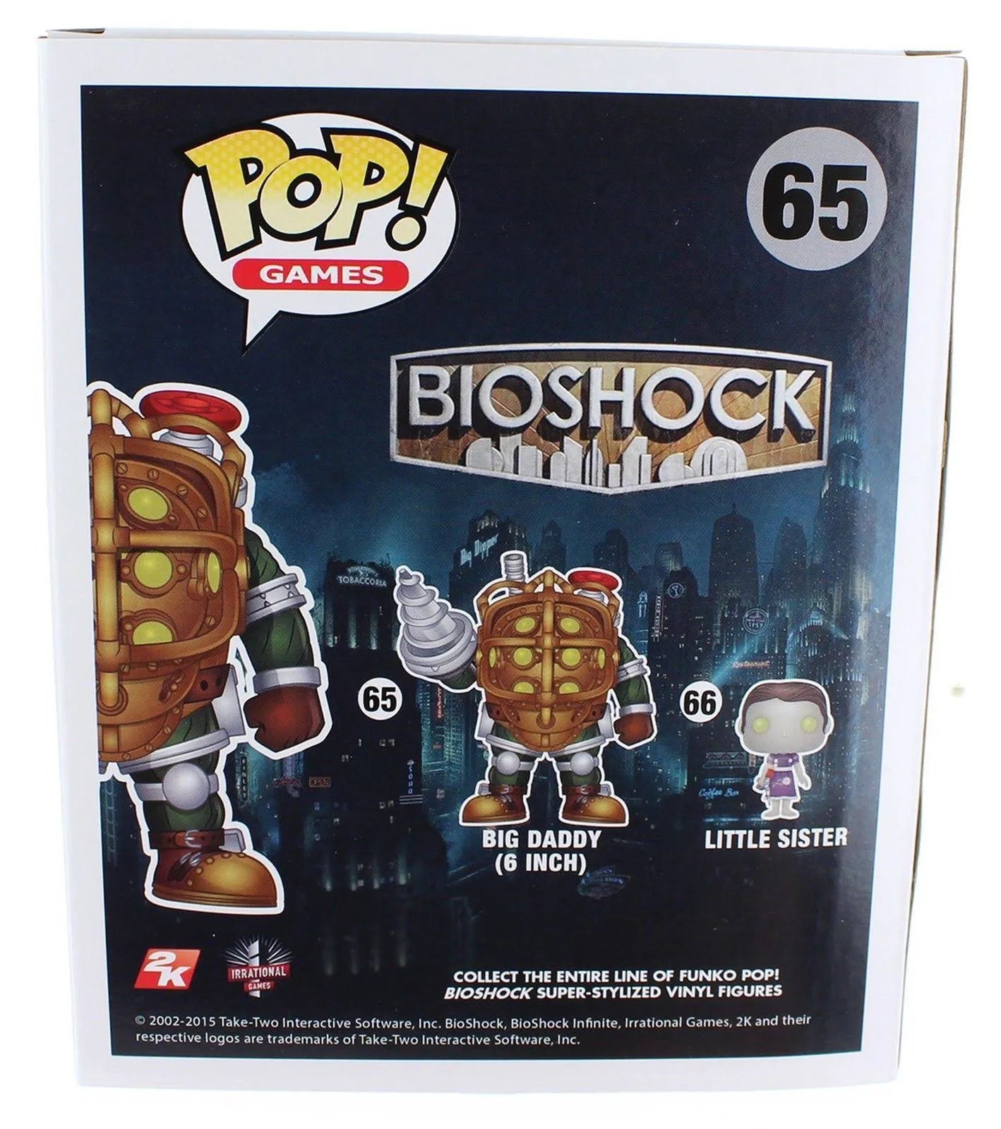 Funko POP! Games #65 Bioshock Big Daddy 6” POP