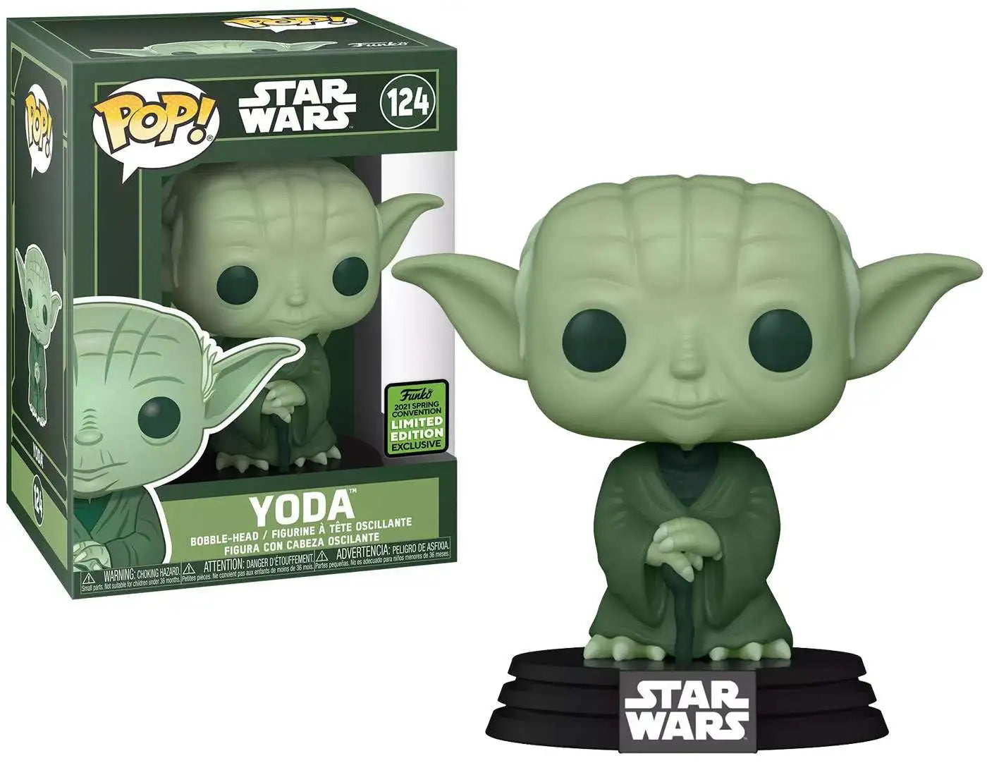 Funko POP! Star Wars #124 Yoda 2021 Spring Convention Exclusive