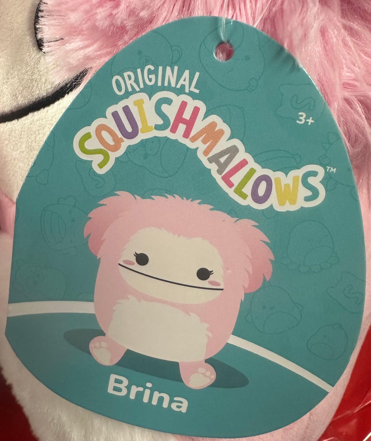 Squishmallows™ 7.5 in Brina the pink Bigfoot