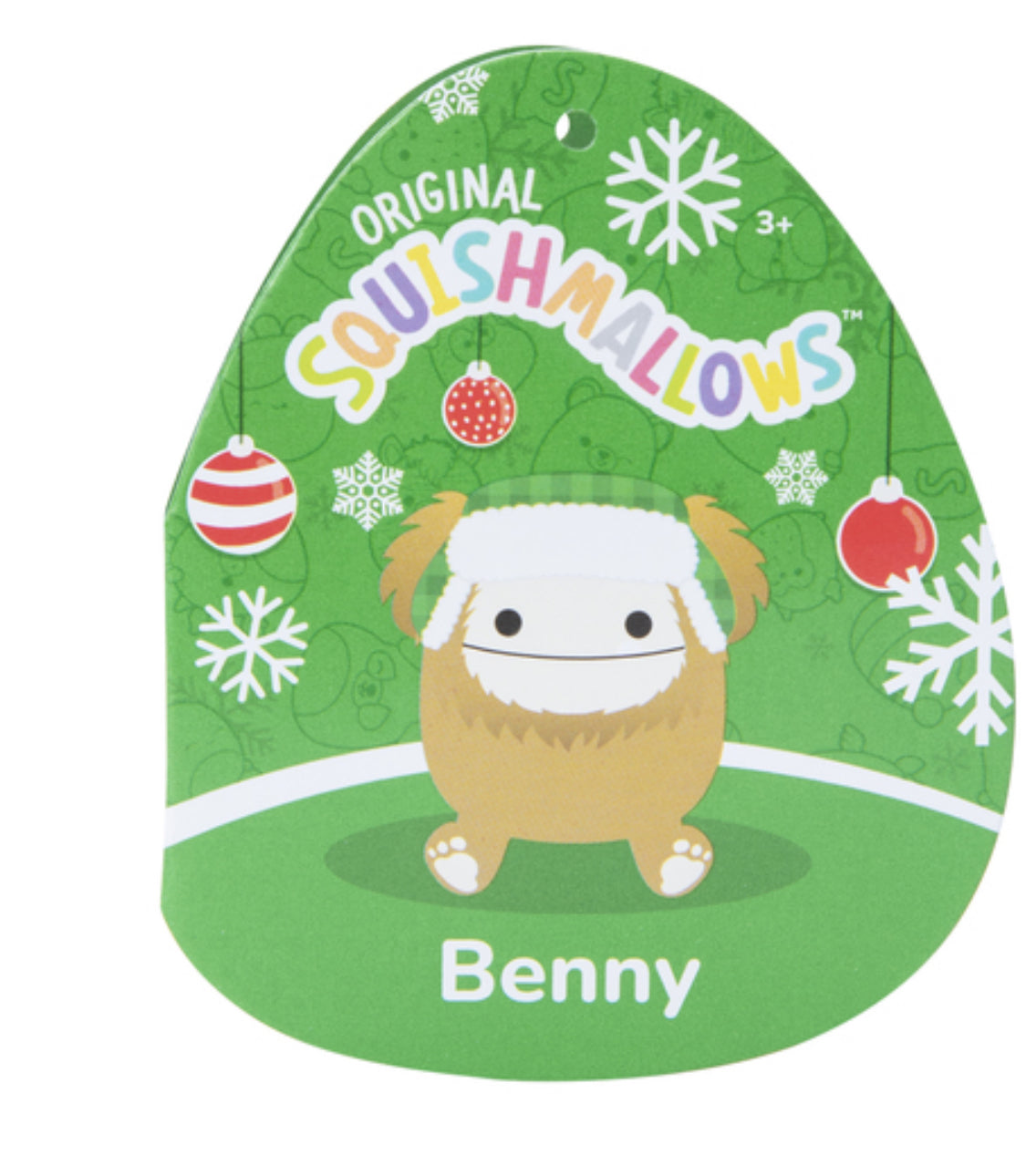 Squishmallows™ Winter Squad 7.5in Benny the Bigfoot