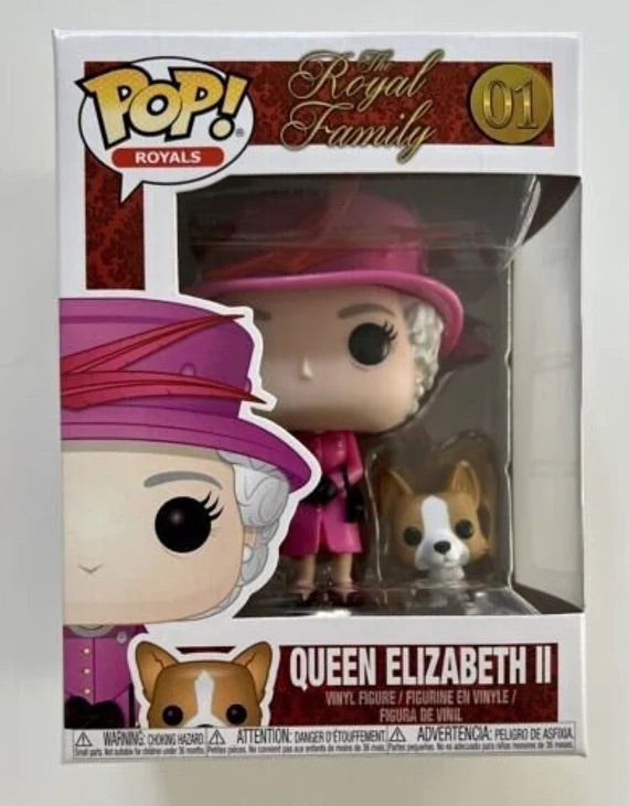 Funko POP! Royals 01 Queen Elizabeth II with Corgi