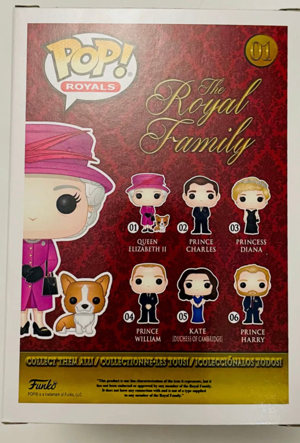 Funko POP! Royals 01 Queen Elizabeth II with Corgi