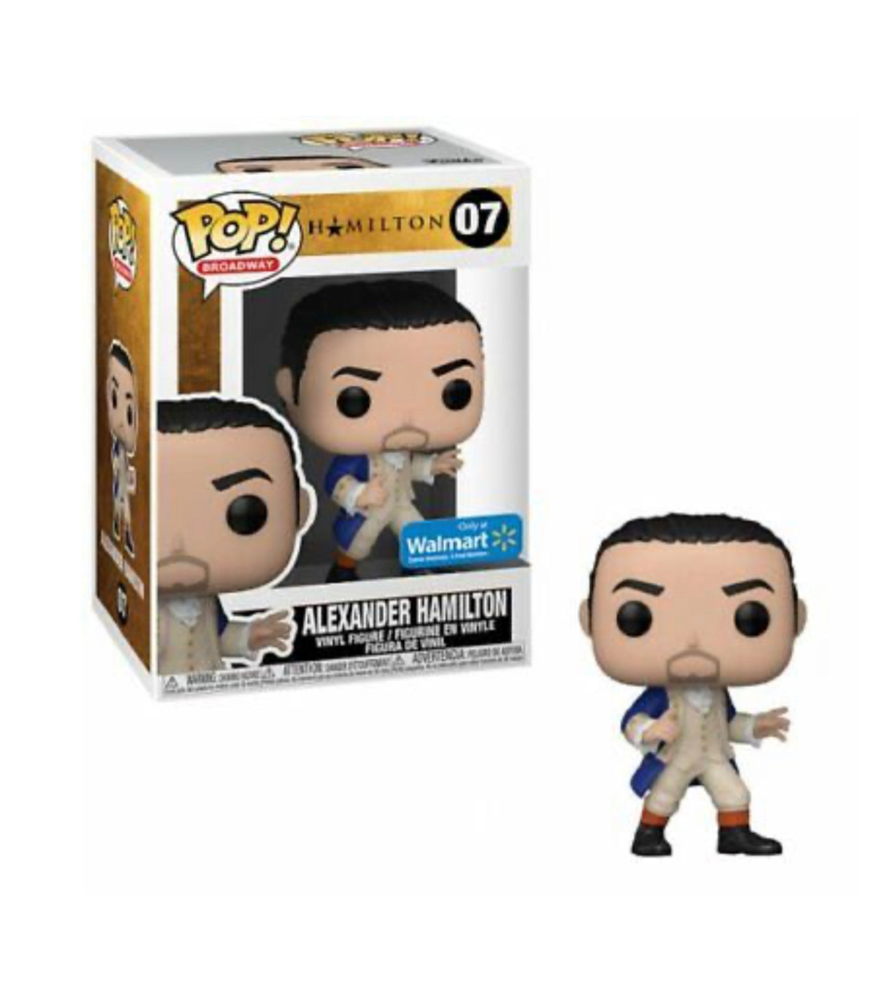 Funko POP! Broadway #07 Hamilton (Act I - Blue Coat) Walmart Exclusive