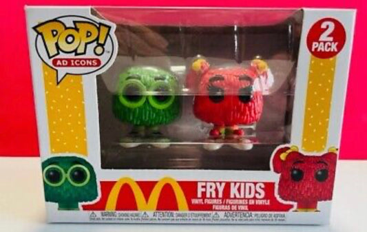 Funko POP! Ad Icons McDonald’s Fry Kids 2 pack Red & Green