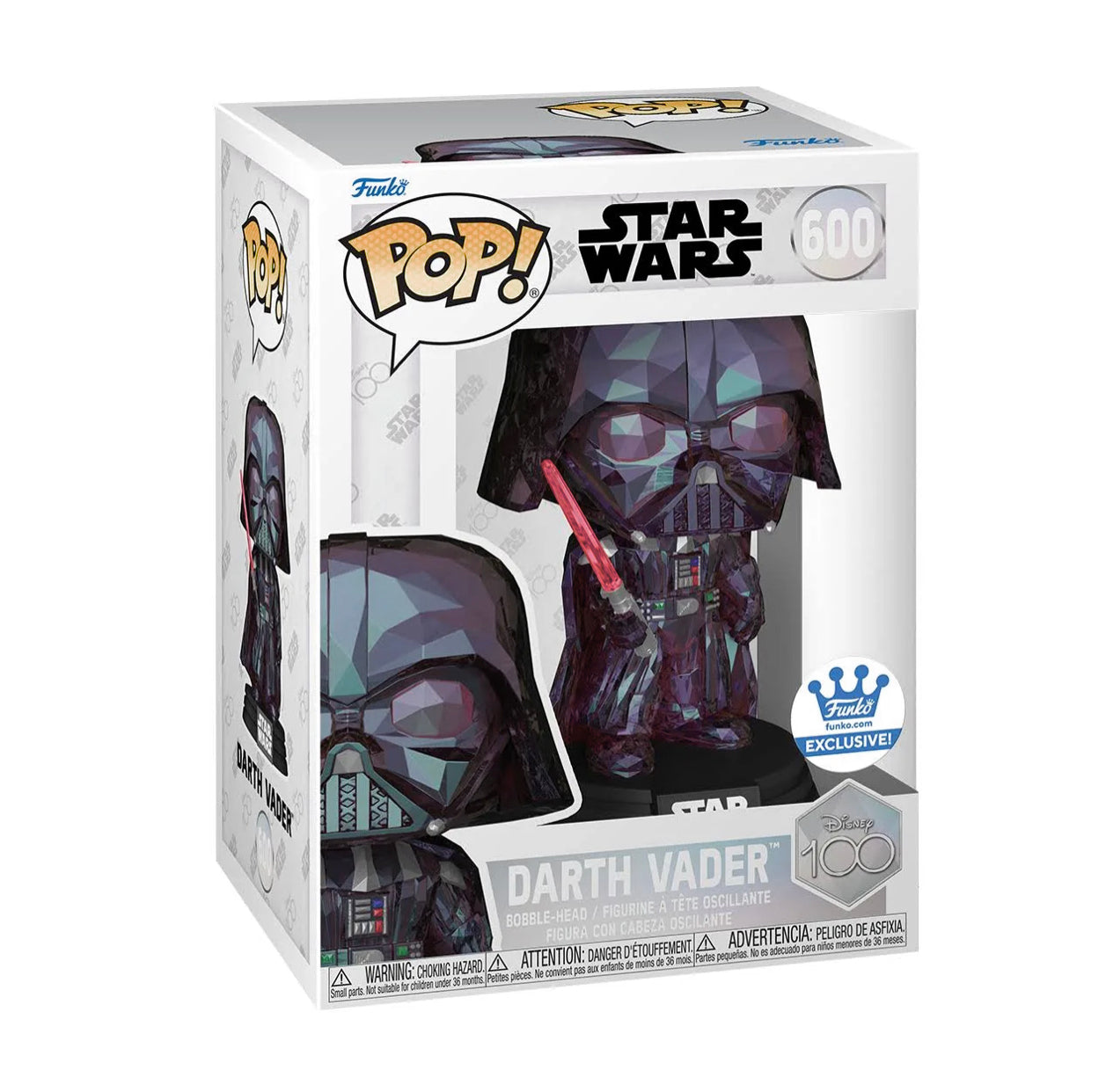 Funko POP! Star Wars #600 Darth Vader (Facet) Disney 100 Funko Exclusive