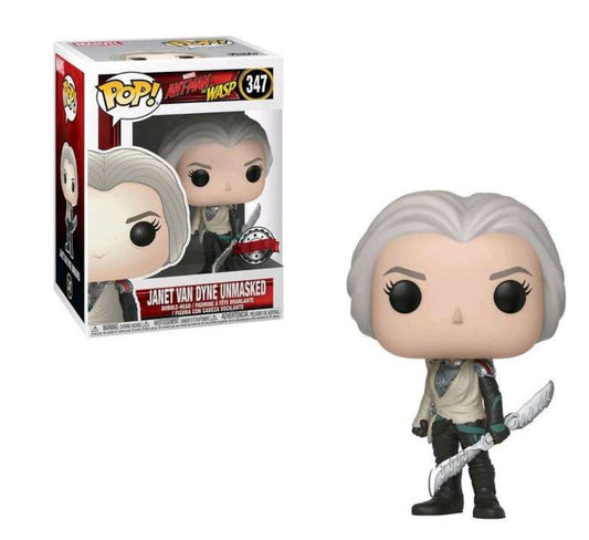 Clearance Funko POP! #347 Marvel Ant-Man and The Wasp Janet Van Dyne Unmasked