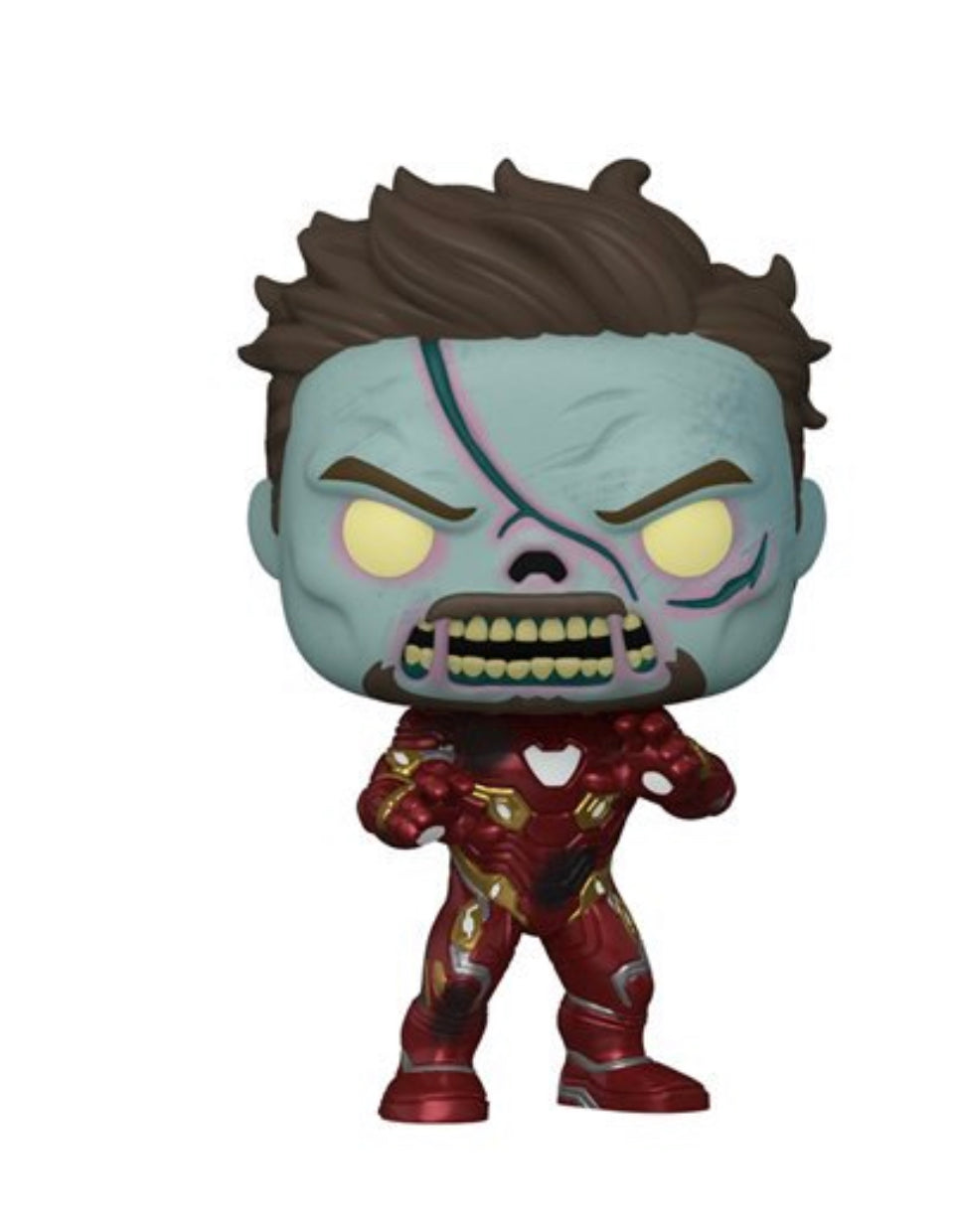 Funko POP! #944 Marvel What If…? Zombie Iron Man Glow In The Dark Amazon Exclusive