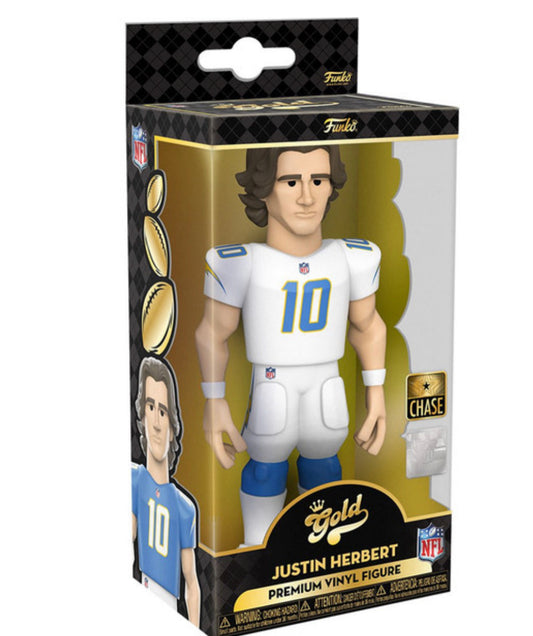 Funko Gold NFL Chargers Justin Herbert - Chase