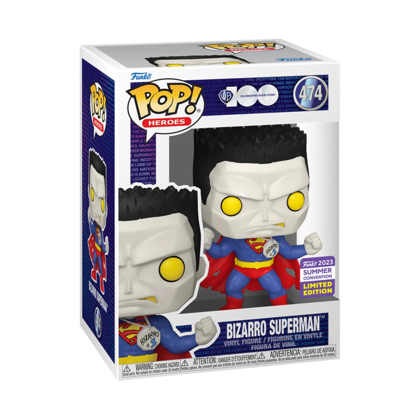 Funko POP! Heroes #474 Bizarro Superman 2023 Summer Convention Limited Edition