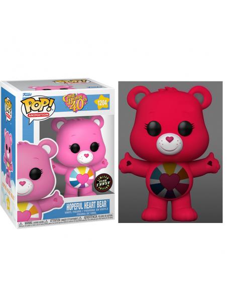 Funko POP! Animation #1204 Care Bears 40th Anniversary Hopeful Heart Bear Glow In Dark CHASE