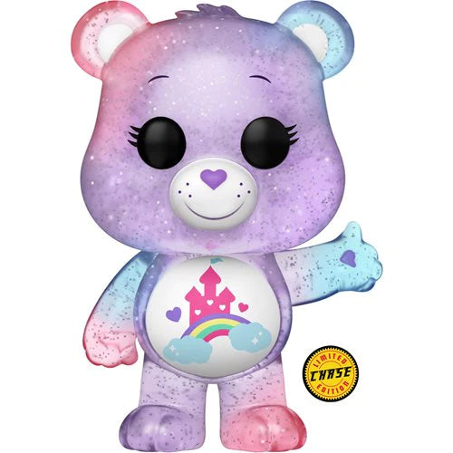 Funko POP! Animation #1205 Care Bears 40th Anniversary Care-A-Lot Bear Glitter CHASE