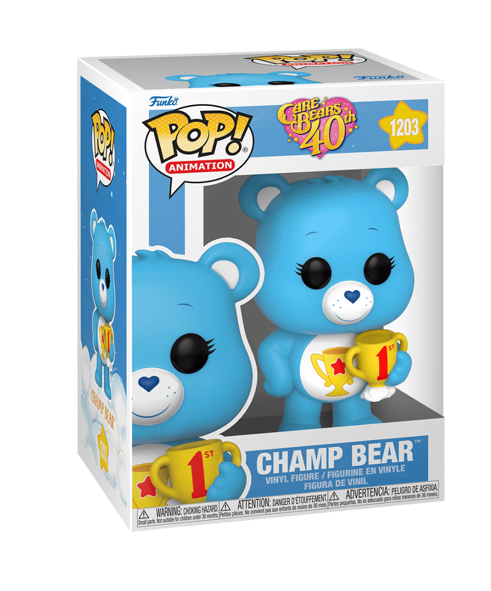 Funko POP! Animation #1203 Care Bears 40th Anniversary Champ Bear