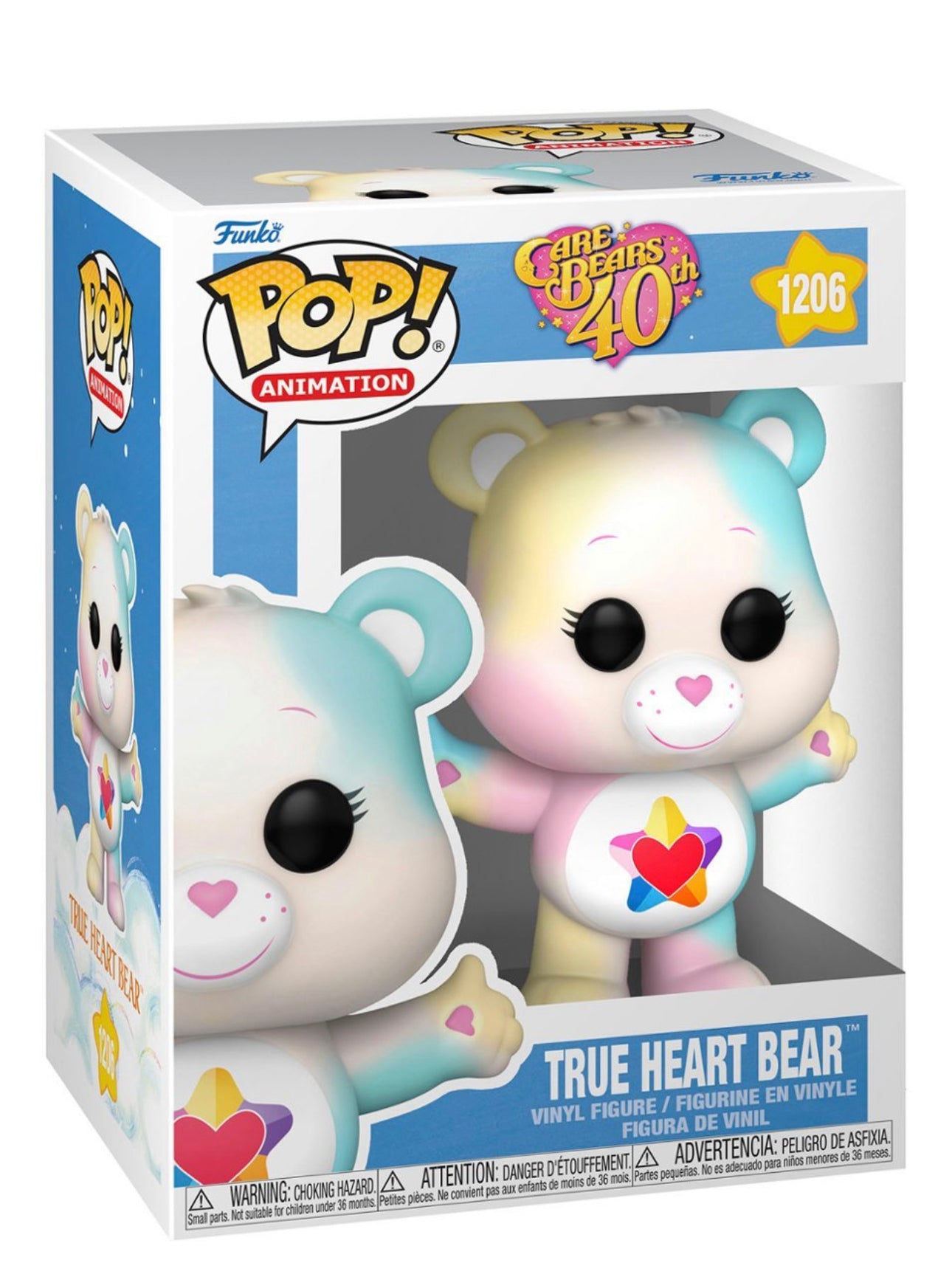 Funko POP! Animation #1206 Care Bears 40th Anniversary True Heart Bear