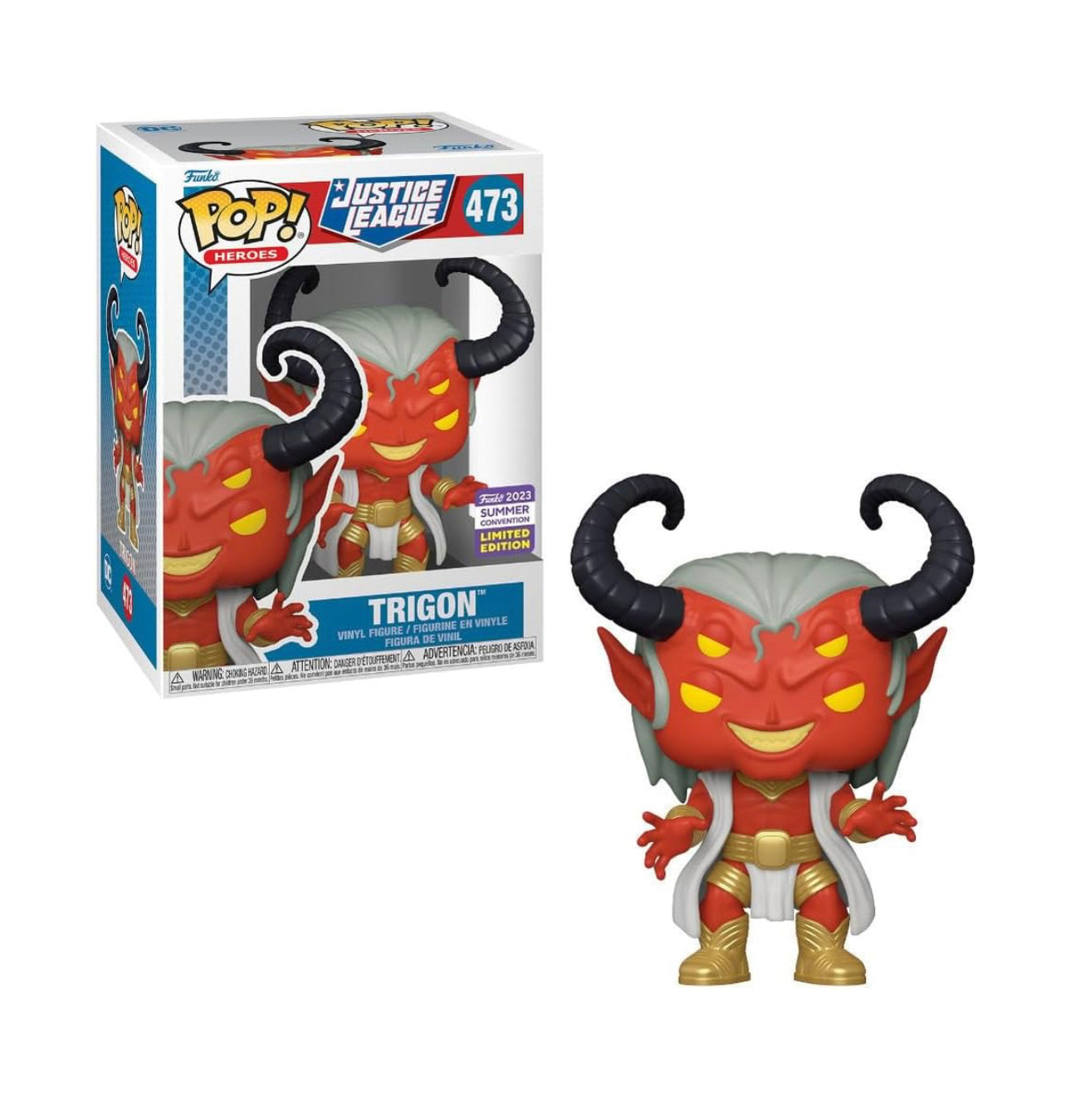 Funko POP! Heroes Justice League #473 Trigon 2023 Summer Convention Exclusive