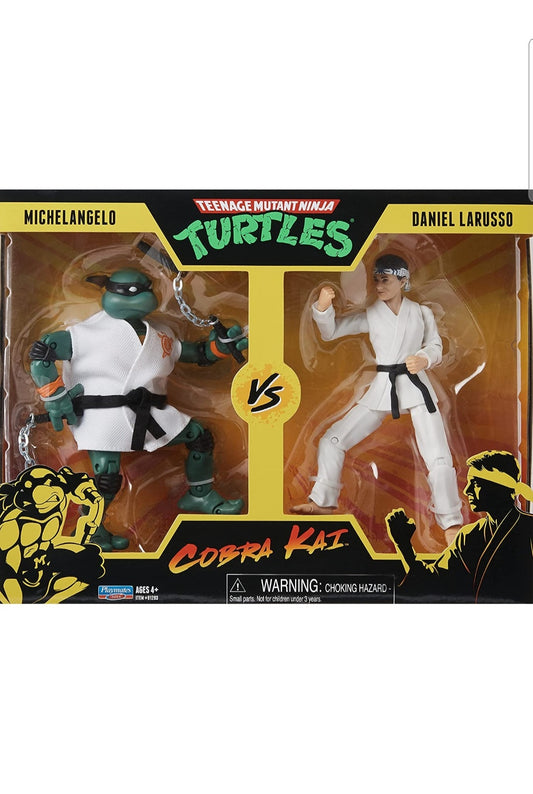Teenage Mutant Ninja Turtles Michelangelo Vs Cobra Kai Daniel Larusso