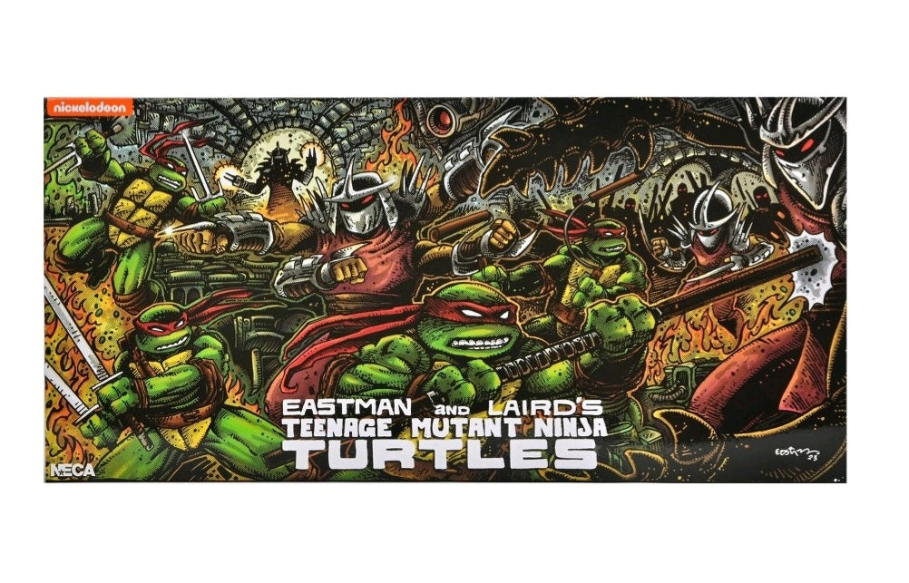 Neca Eastman and Laird's Mirage Teenage Mutant Ninja Turtles 4 Pack 2023 (Damaged box)