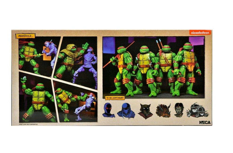 Neca Eastman and Laird's Mirage Teenage Mutant Ninja Turtles 4 Pack 2023 (Damaged box)