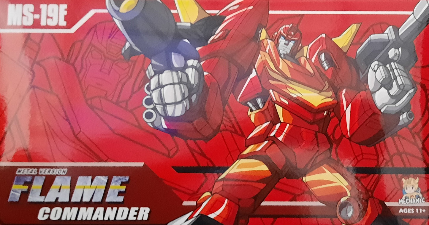 MS-19E Flame Commander Rodimus Prime Metal Version by MechFansToys