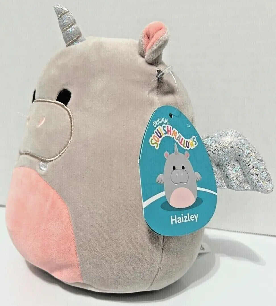 Squishmallow 7in Haizley the Hippo Unicorn