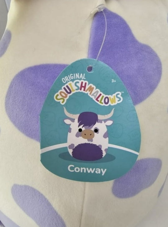 Squishmallow 16” Conway the Purple Highland Cow