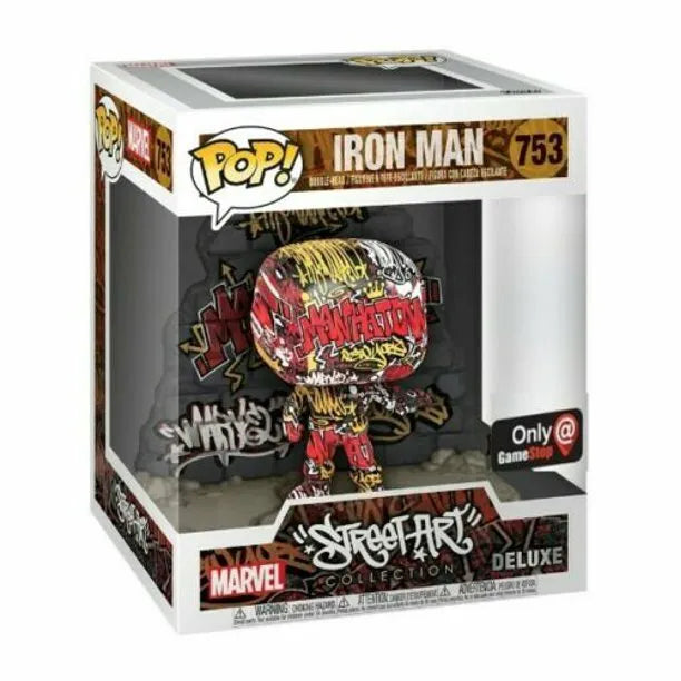 Funko Pop! Deluxe Iron Man #753 [Street Art] Exclusive