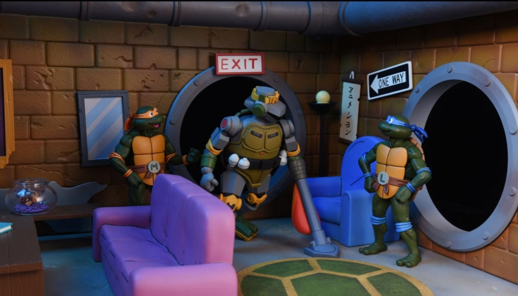 NECA TMNT Teenage Mutant Ninja Turtles - The Sewer Lair