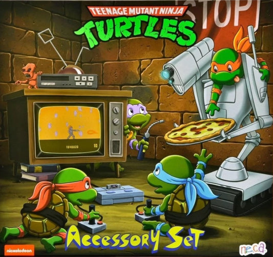 NECA TMNT Cartoon Accessory Set