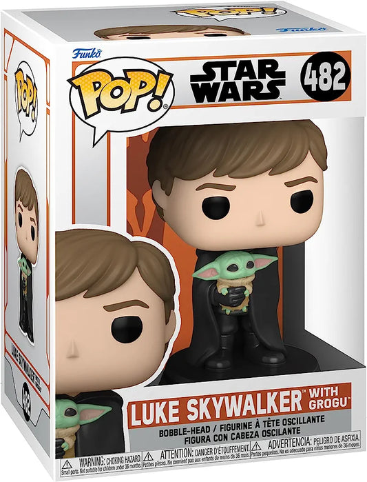 Funko Pop: Star Wars 482 Luke Skywalker With Grogu
