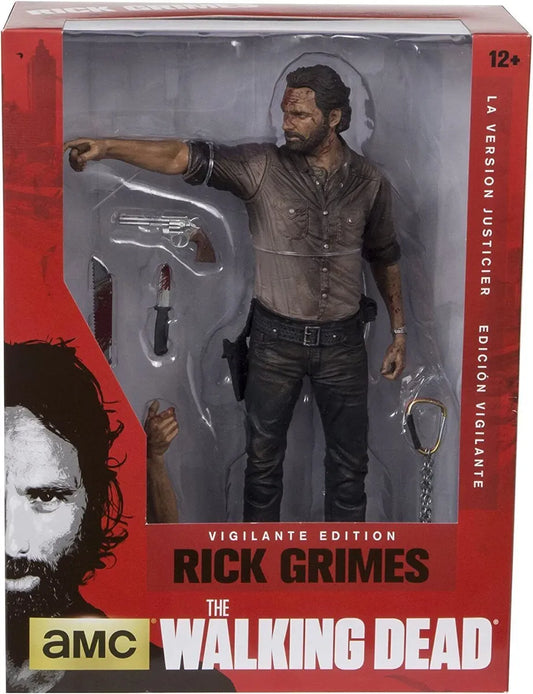 Mcfarlane Toys The Walking Dead TV 10" Rick Grimes Vigilante Edition Deluxe Figure