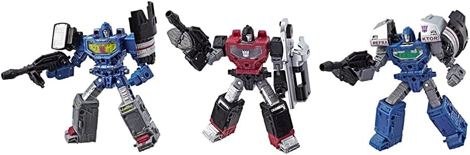 Transformers Generations War for Cybertron: Siege Deluxe Refraktor 3-Pack (G1 Toy Colors) - Exclusive