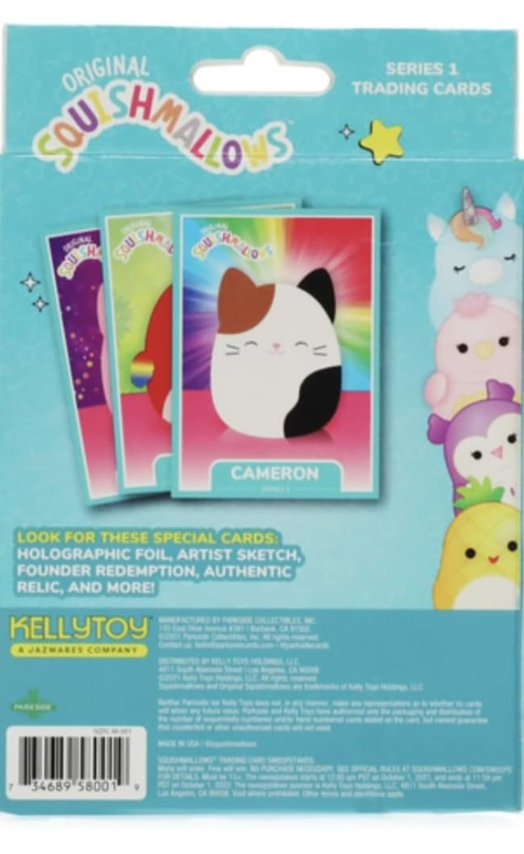 Squishmallow Official Kellytoy Series 1 Trading Cards