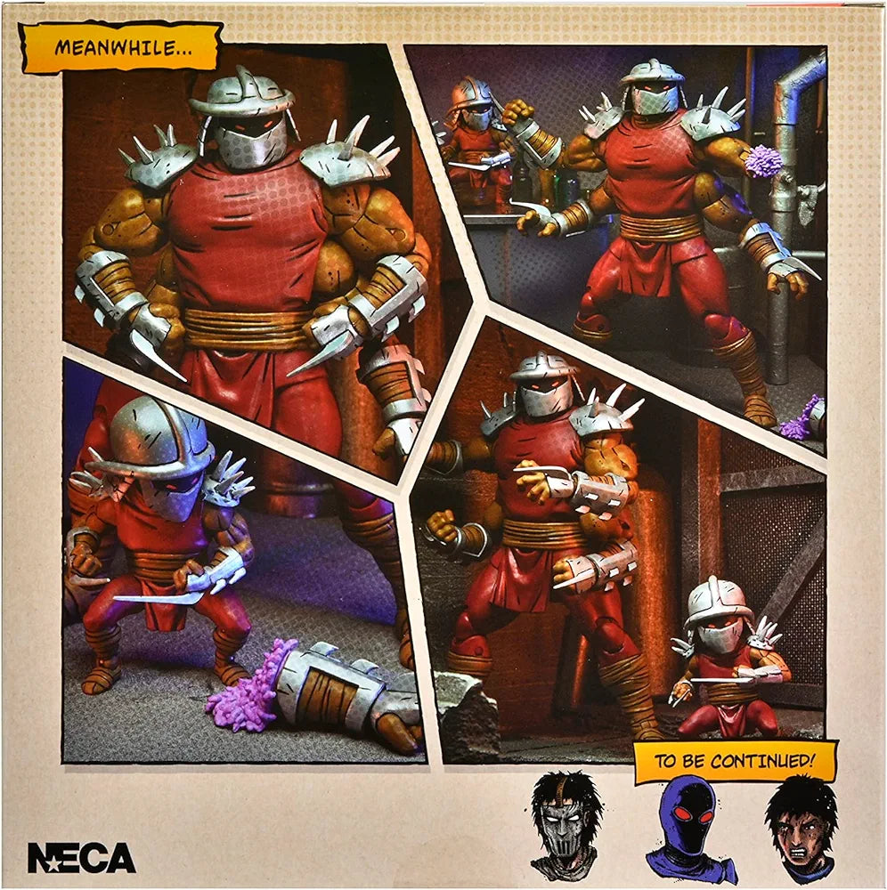 Teenage Mutant Ninja Turtles Mirage Comics Deluxe Shredder Clone and Mini 7-Inch Scale Action Figures
