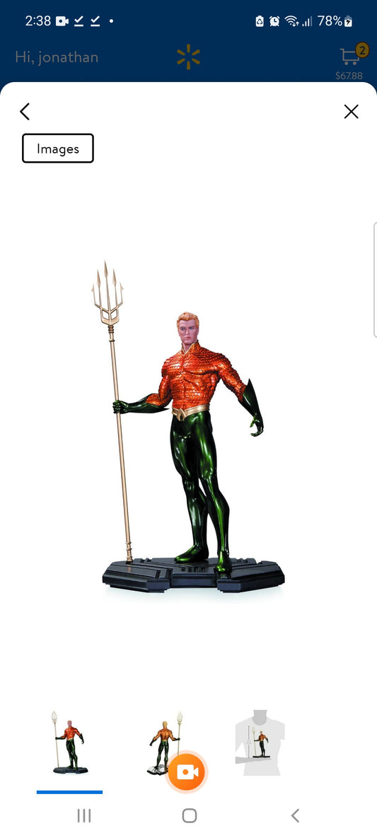 DC Comics Icons Aquaman 1/6 Scale Statue