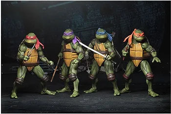 Neca Teenage Mutant Ninja Turtles The Movie Leonardo Action Figure 2019 Gamestop Exclusive