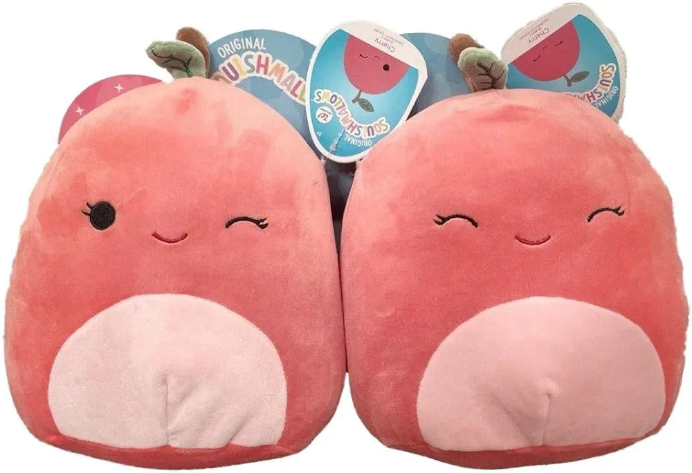 Squishmallows 8" Perfect Pairs Cherry and Cherry