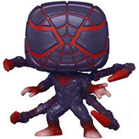 Funko Pop! 775 Marvel Spider-Man Miles Morales (Programmable Matter Suit) Game Stop Exclusive Glow in the Dark