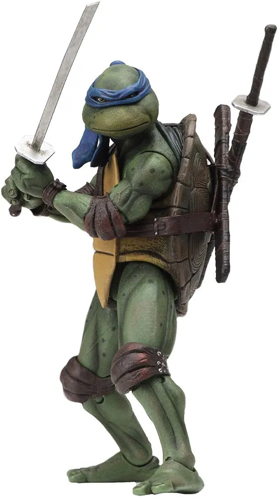 Neca Teenage Mutant Ninja Turtles The Movie Leonardo Action Figure 2019 Gamestop Exclusive