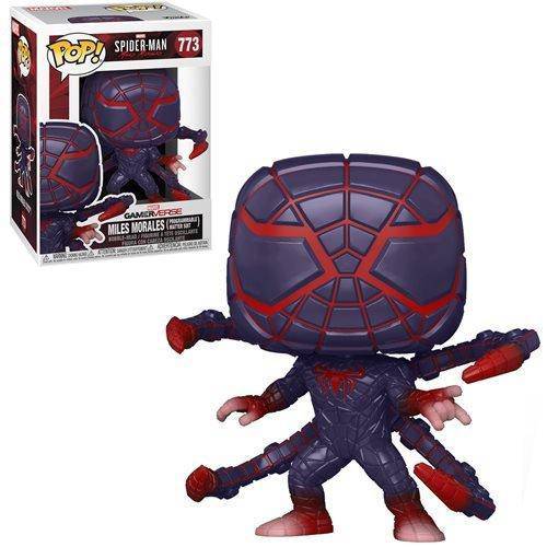 Funko Pop! 775 Marvel Spider-Man Miles Morales (Programmable Matter Suit) Game Stop Exclusive Glow in the Dark