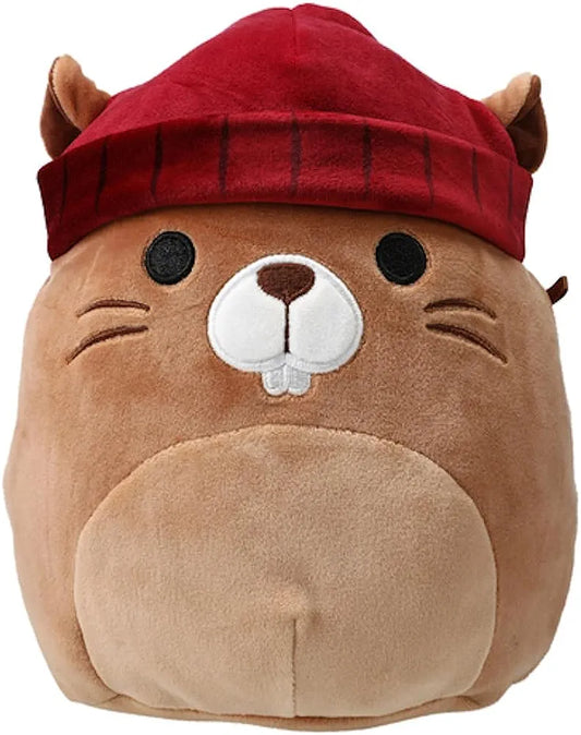 Squishmallow 7.5 Chip the Beaver with Beanie
