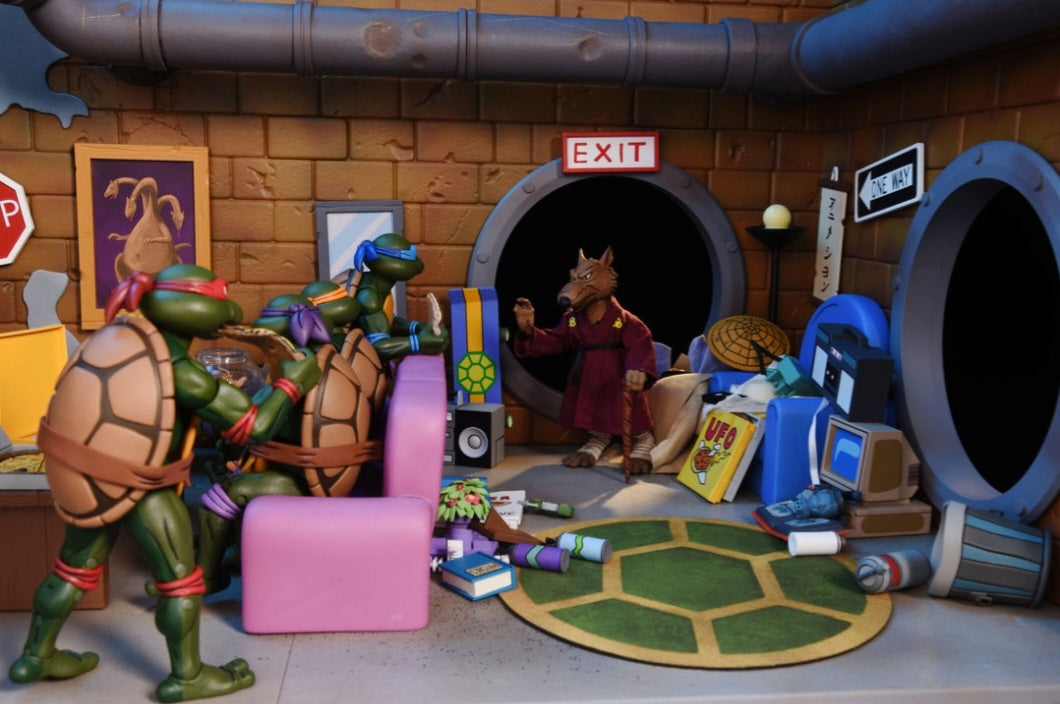 NECA TMNT Teenage Mutant Ninja Turtles - The Sewer Lair