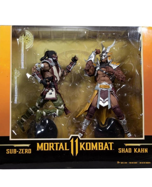 Mcfarlane Toys Mortal Kombat 11 Shao Kahn Vs Sub Zero 2 Pack