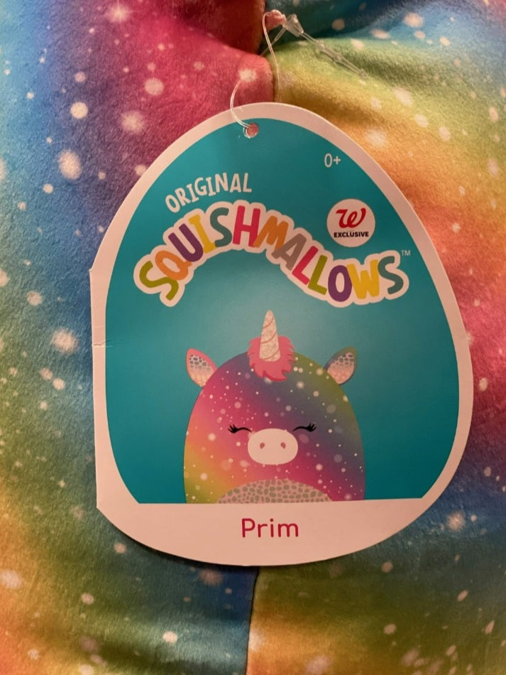 Squishmallow 20in Prim rainbow unicorn