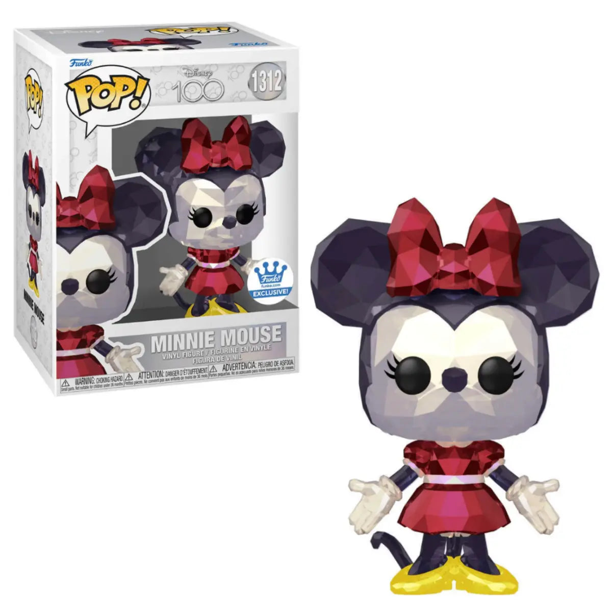 Funko POP! Disney 100 #1312 Minnie Mouse Facet Funko Exclusive