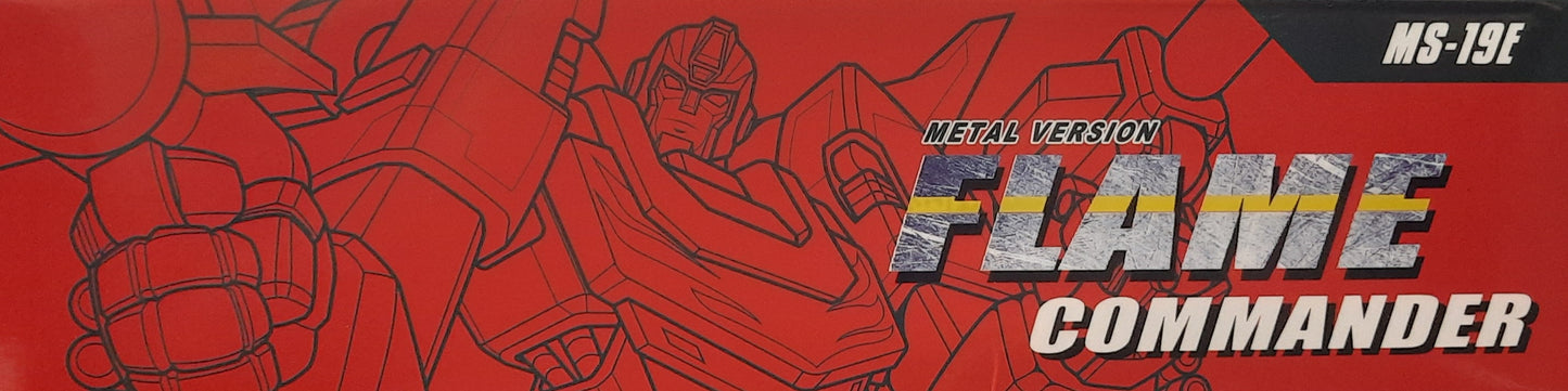 MS-19E Flame Commander Rodimus Prime Metal Version by MechFansToys